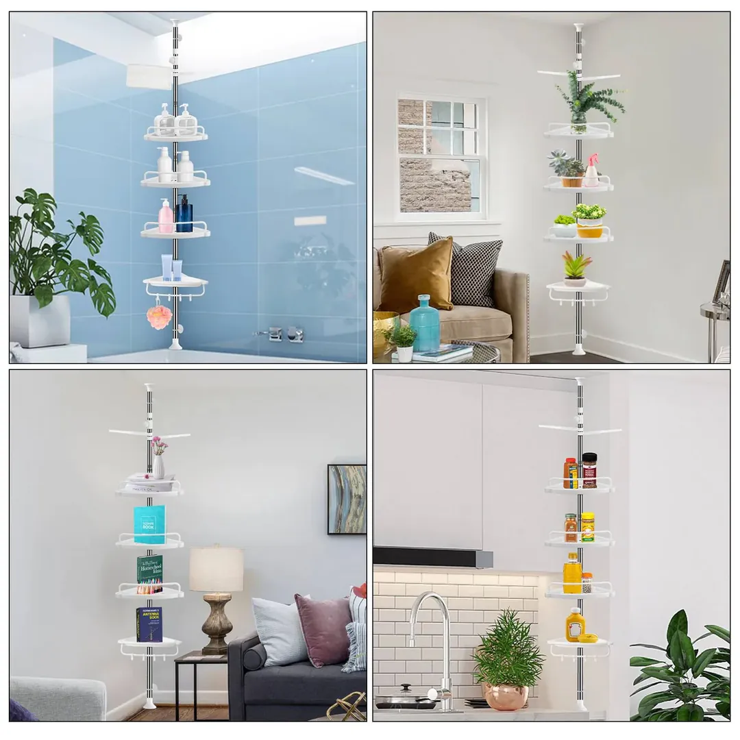 Esquinero Organizador De  Baño: Maximiza el Espacio en Tu Ducha - Esquinero Organizador De  Baño