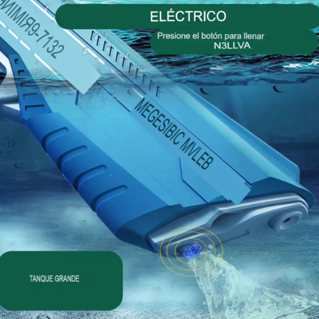 Pistola de Agua Eléctrica: ¡Domina el Campo de Batalla Acuático! - Pistola de agua