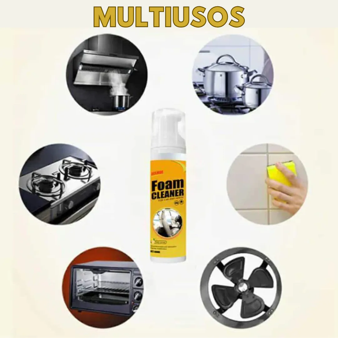 Foam Cleaner espuma limpiadora: ¡Dile adiós a la suciedad! - Foam Cleaner espuma limpiadora