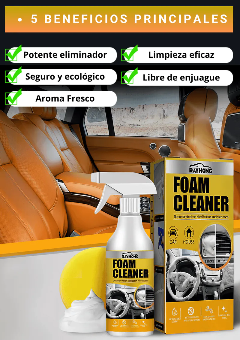 Espuma Limpiadora de Alta Calidad