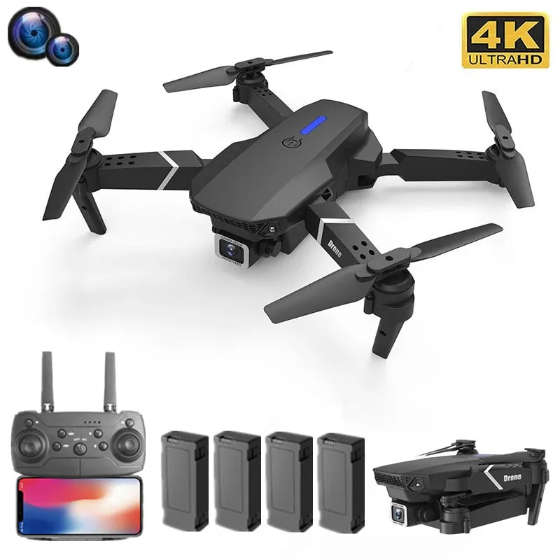 Dron Doble Cámara 4K + Maletín: Captura Momentos Épicos con Estilo - Dron doble cámara 4K + maletín