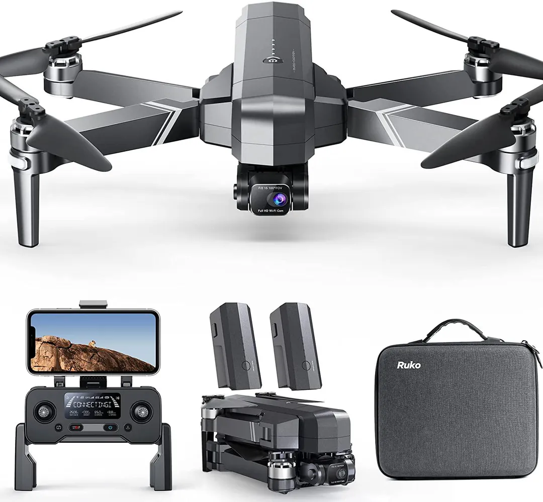 Dron Doble Cámara 4K + Maletín: Captura Momentos Épicos con Estilo - Dron doble cámara 4K + maletín