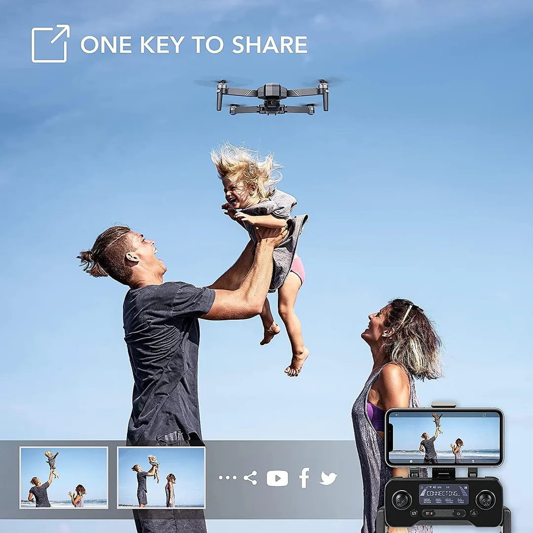 Dron Doble Cámara 4K + Maletín: Captura Momentos Épicos con Estilo - Dron doble cámara 4K + maletín