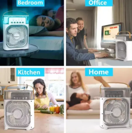 Aire Ventilador Humificador más Esencia: ¡Refresca tu Hogar y Disfruta de un Ambiente Saludable! - Aire Ventilador Humificador más Esencia