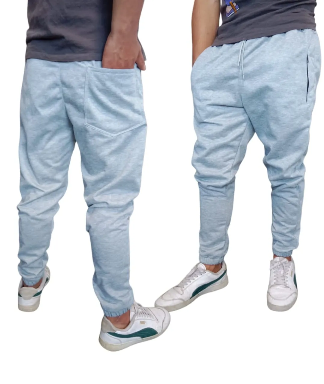 JOGGER CABALLERO GRIS CLARO: Estilo y Comodidad en Cada Paso - JOGGER CABALLERO GRIS CLARO