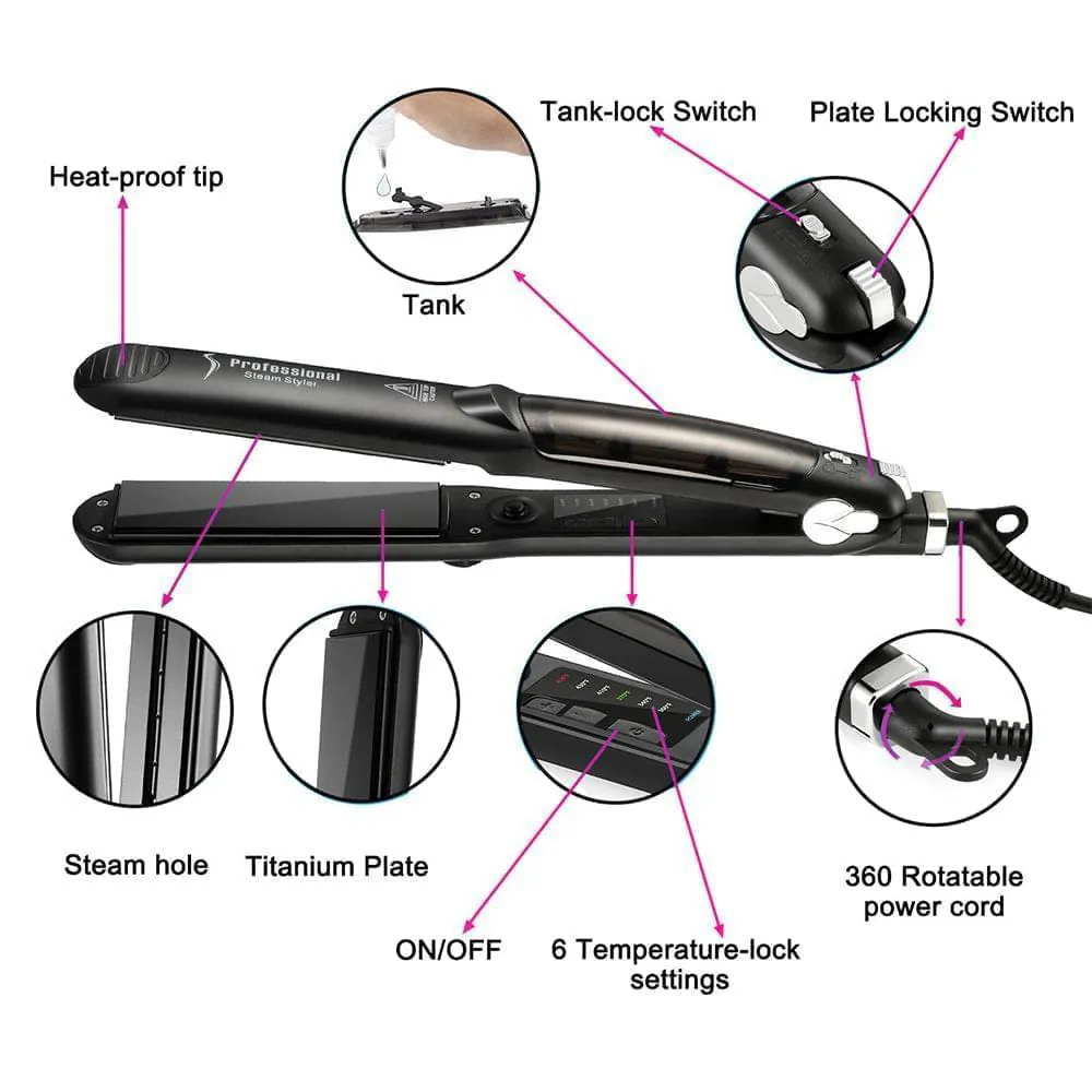Plancha A Vapor Cabello Profesional: SCEPTER, La Potencia de la Realeza - Plancha Vapor cabello Profesional