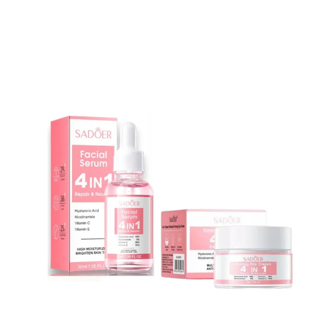 SERUM 4 EN 1 SADOER: Tu Kit Completo para una Piel Radiante - SERUM 4 EN 1 SADOER