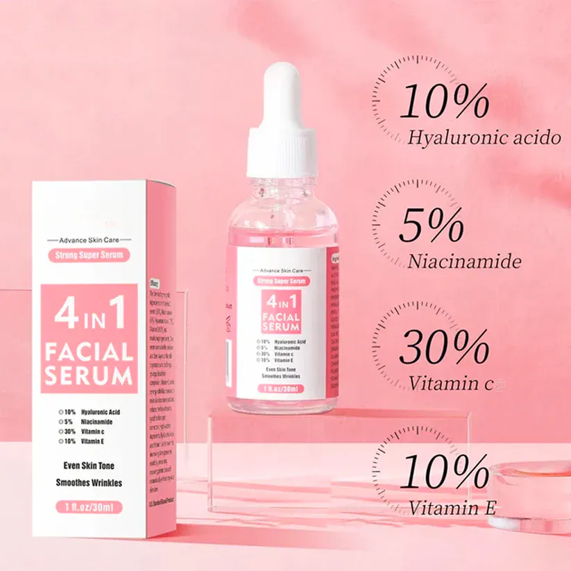 SERUM 4 EN 1 SADOER: Tu Kit Completo para una Piel Radiante - SERUM 4 EN 1 SADOER