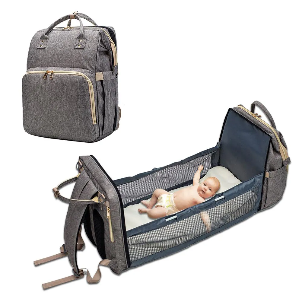 Morral Pañalera Tipo Cuna Con Cambiador: ¡La solución perfecta para tus aventuras con tu bebé! - Morral Pañalera Tipo Cuna Con Cambiador