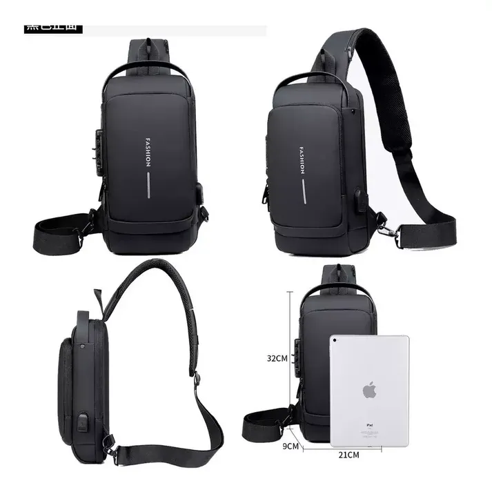 Bolso Manos Libres Tipo Pechero Para Hombre: Seguridad y Estilo en un Solo Producto - Bolso Manos Libres Tipo Pechero Para Hom
