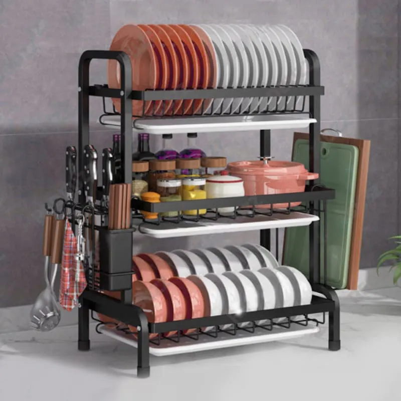 ORGANIZADOR DE LOZA 3 NIVELES: La Solución Perfecta para una Cocina Ordenada - ORGANIZADOR DE LOZA 3 NIVELES