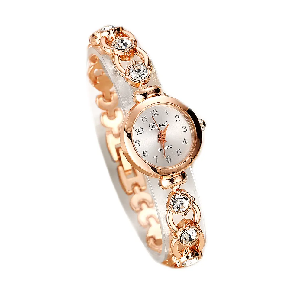 Reloj dorado elegante para dama: Un toque de sofisticación para tu muñeca - Reloj dorado elegante para dama