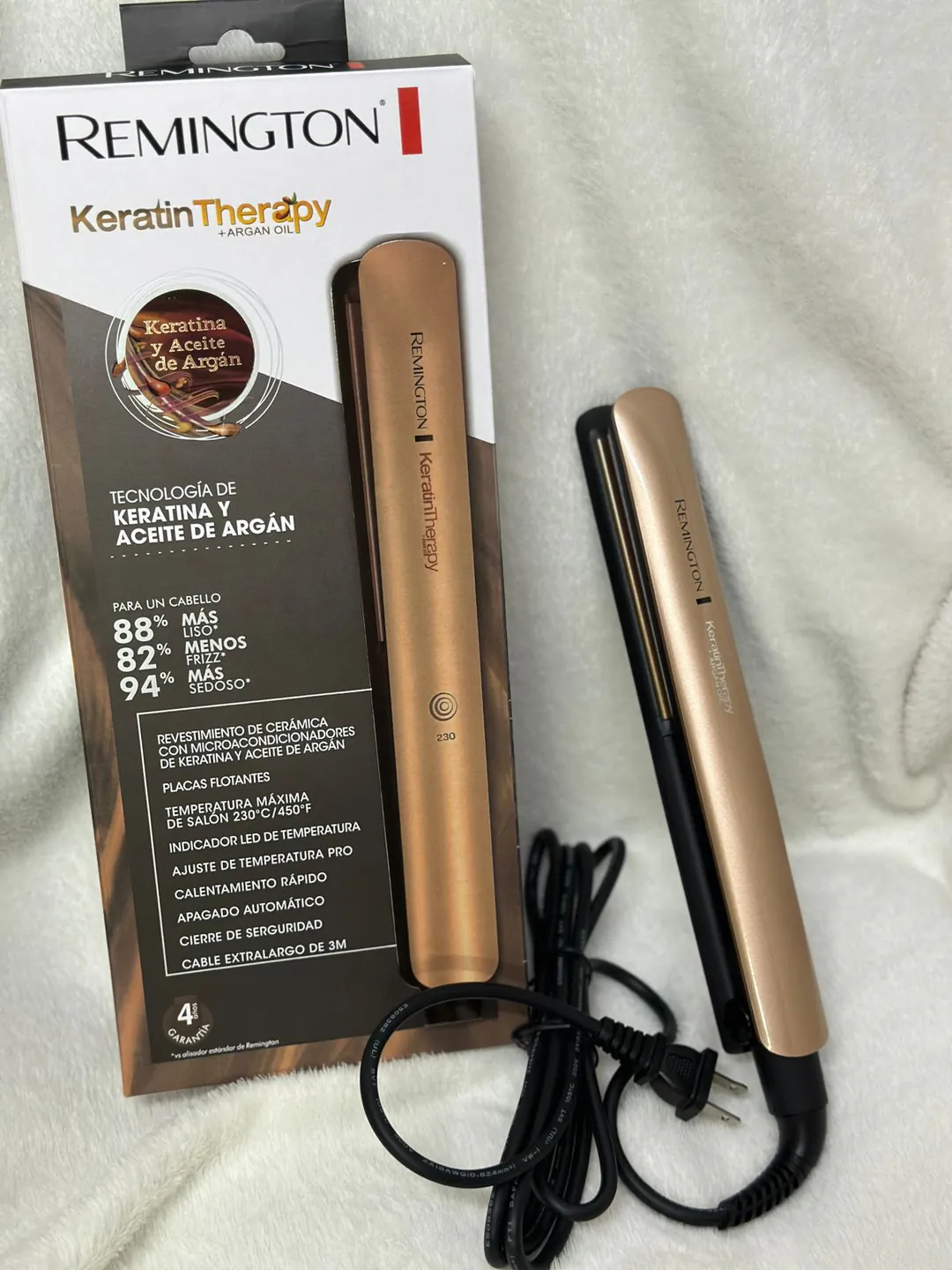 Plancha Keratina Remington 1A: ¡Transforma tu cabello con el poder de la keratina! - PLANCHA KERATINA REMINGTON 1A