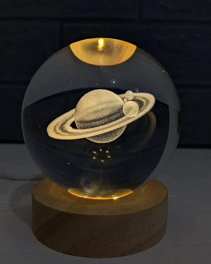 Lampara Esfera Luna, Saturno, Galaxia: Ilumina tus Sueños - Lampara Esfera Luna,saturno,galaxia