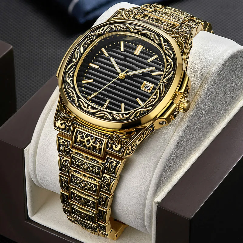 Reloj elegante con detalles vintage - Reloj elegante con detalles