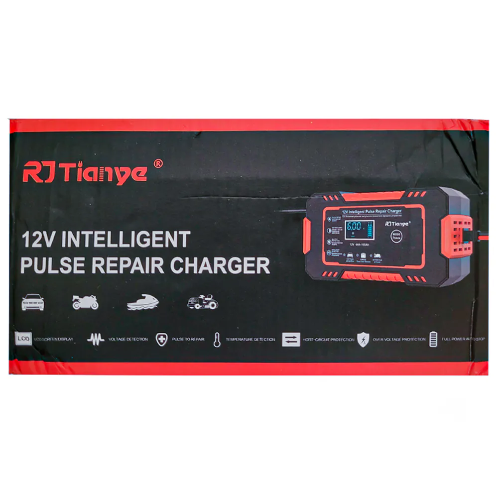 Cargador de Baterías para Automóviles y Motocicletas 12v - Cargador Baterías Carro Motos 12v