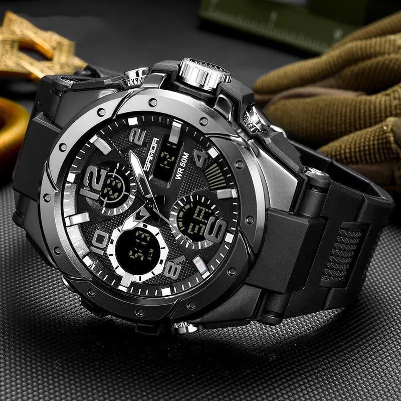 RELOJ SANDA 6008 ORIGINAL EN CAJA METAL: ¡El reloj deportivo que necesitas! - RELOJ SANDA 6008 ORIGINAL EN CAJA METAL