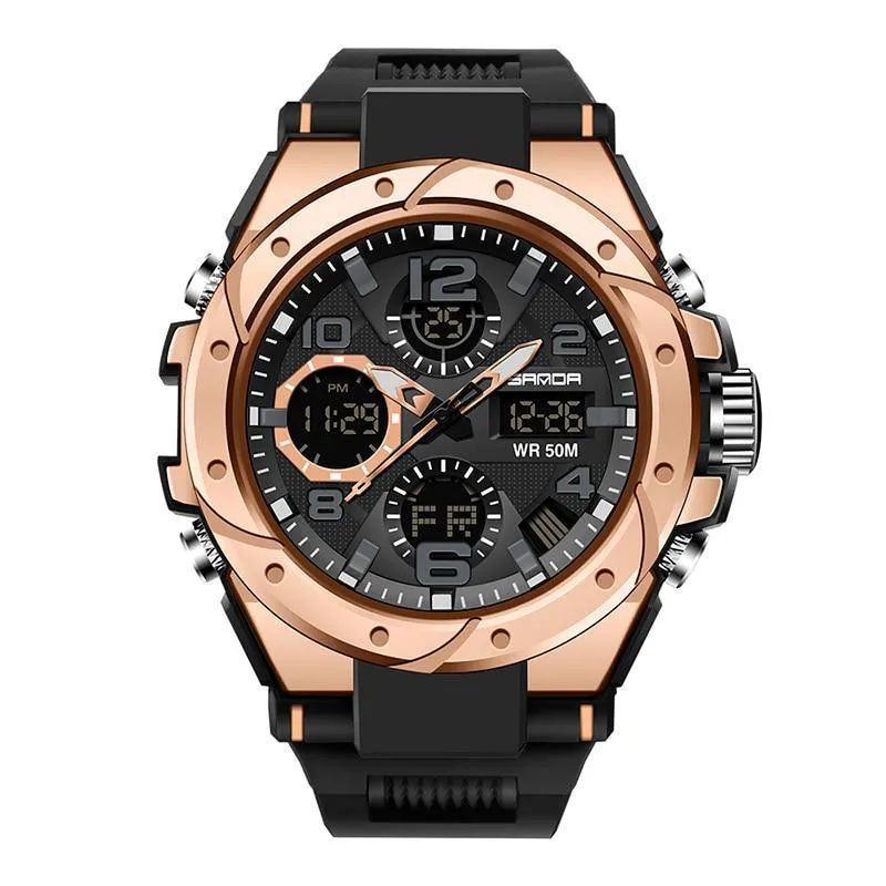 RELOJ SANDA 6008 ORIGINAL EN CAJA METAL: ¡El reloj deportivo que necesitas! - RELOJ SANDA 6008 ORIGINAL EN CAJA METAL