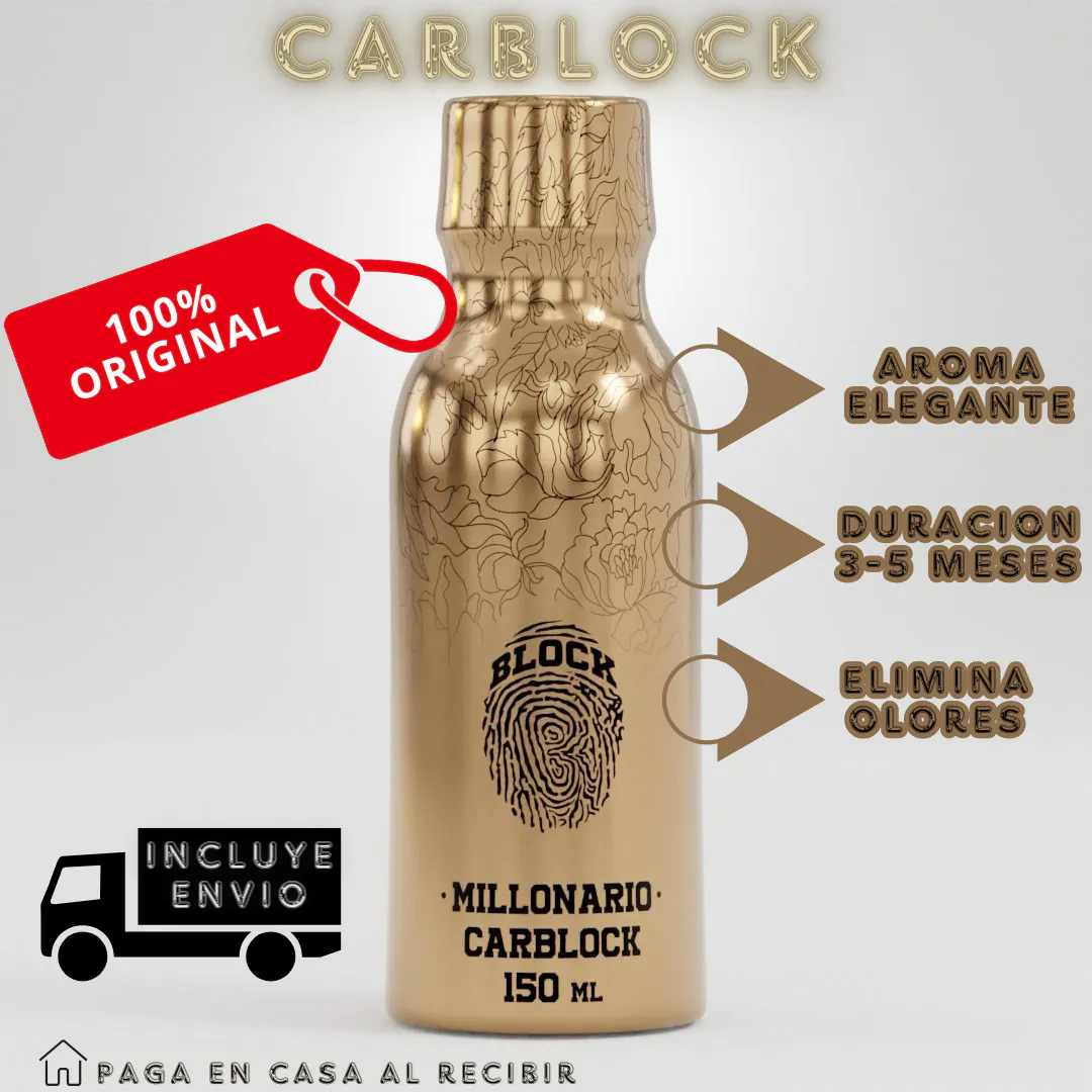 Carblock: El Perfume de Lujo para tu Automóvil - Carblock