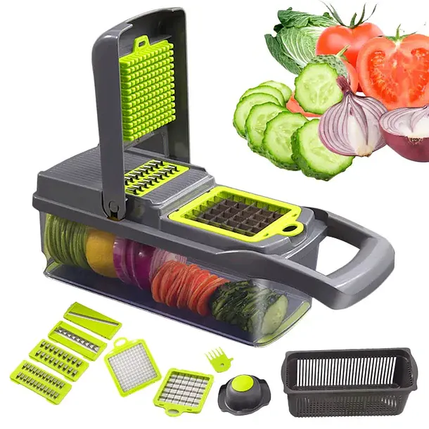 Rallador 14 en 1: ¡El Compañero Perfecto para Tu Cocina! - Rallador 14 en 1