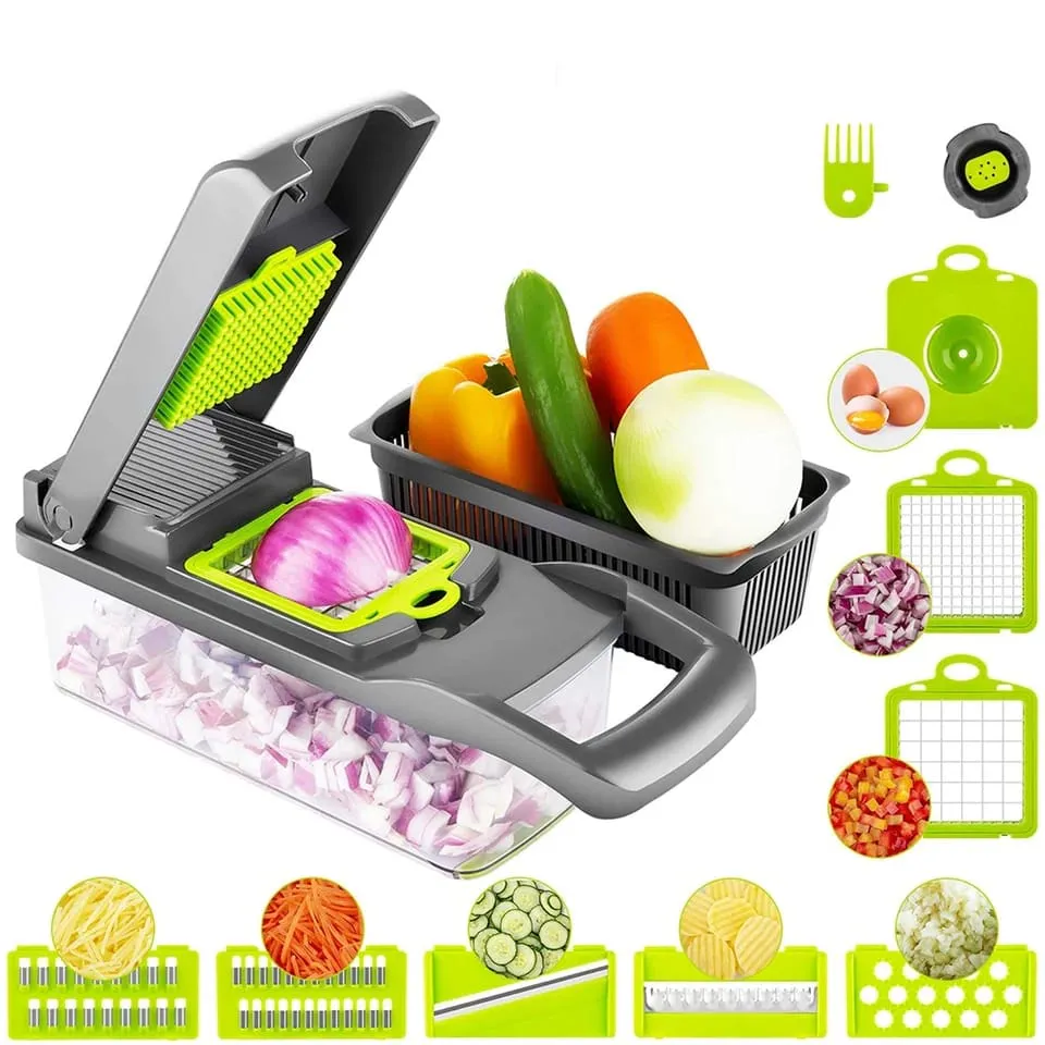 Rallador 14 en 1: ¡El Compañero Perfecto para Tu Cocina! - Rallador 14 en 1
