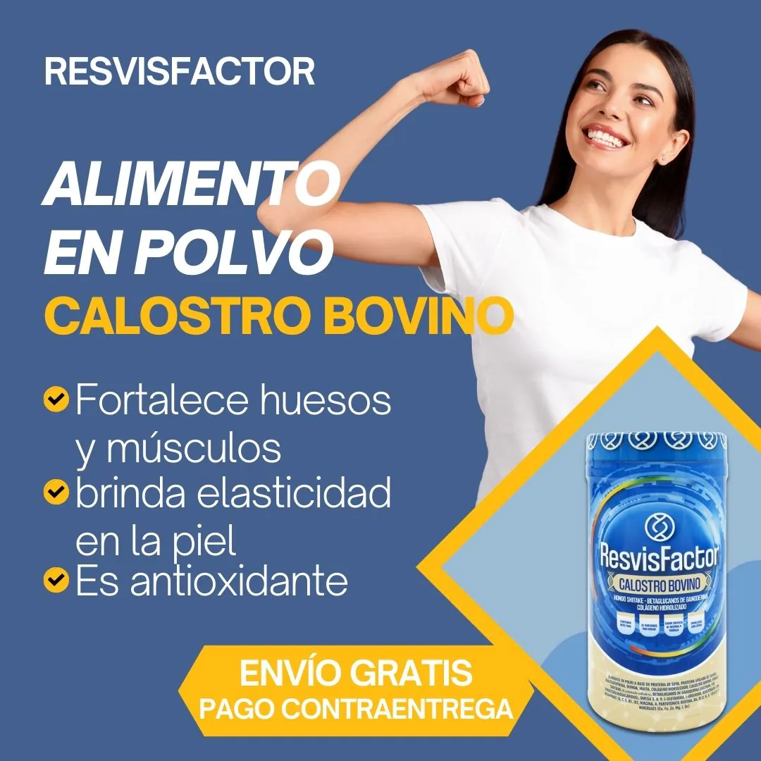 Calostro Bovino ResvisFactor X3: El Impulso Inmunológico Que Necesitas - Calostro bovino revisfactor unmerco X3