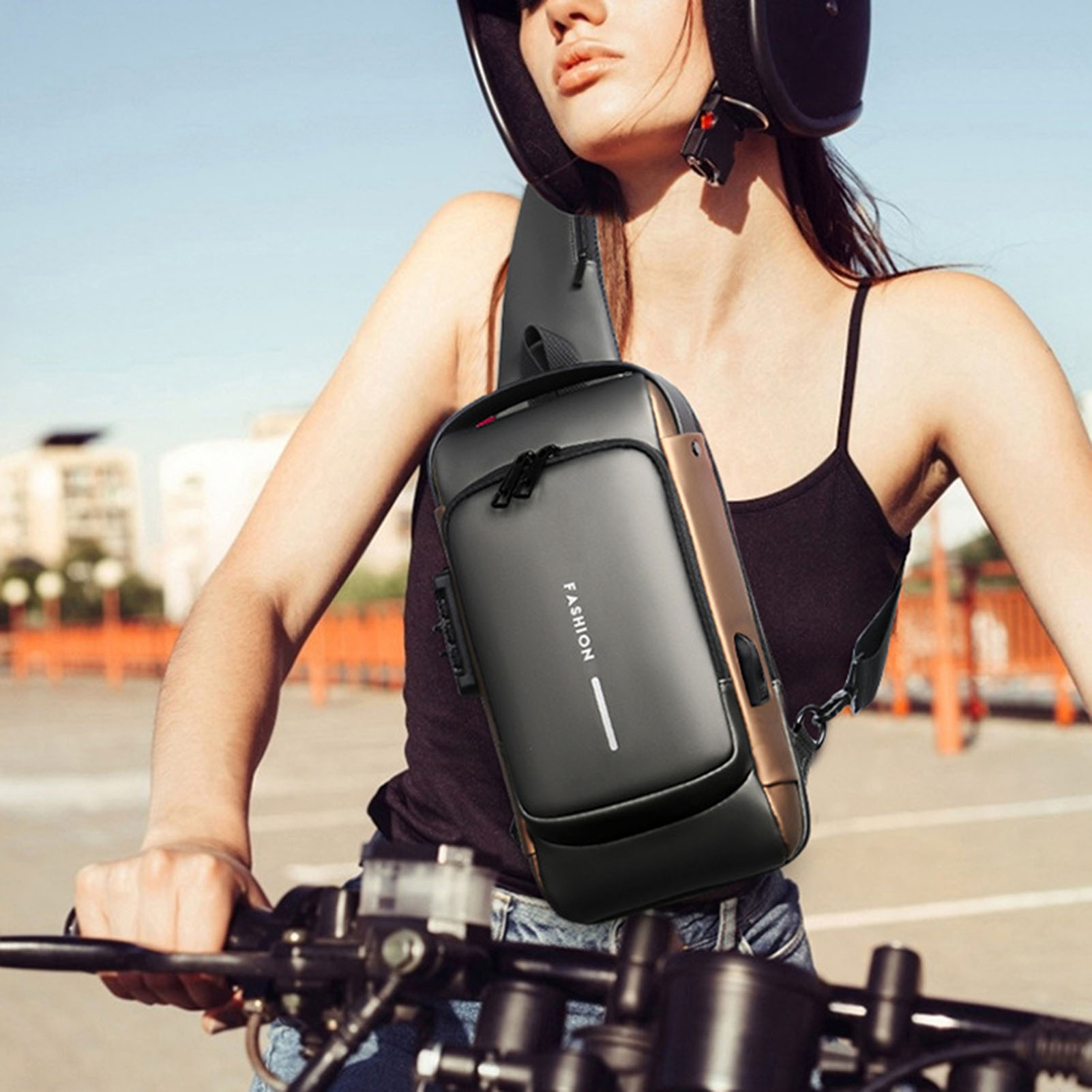 Bolso Antirrobo Impermeable 37cm: Seguridad y Estilo para tus Aventuras