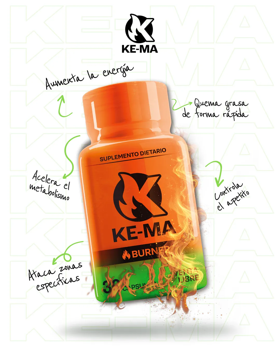 COMBO KE-MA (CAPSULAS + DRENADOR) - Tu Solución Completa para Perder Peso - COMBO KE-MA (CAPSULAS + DRENADOR) BGTA