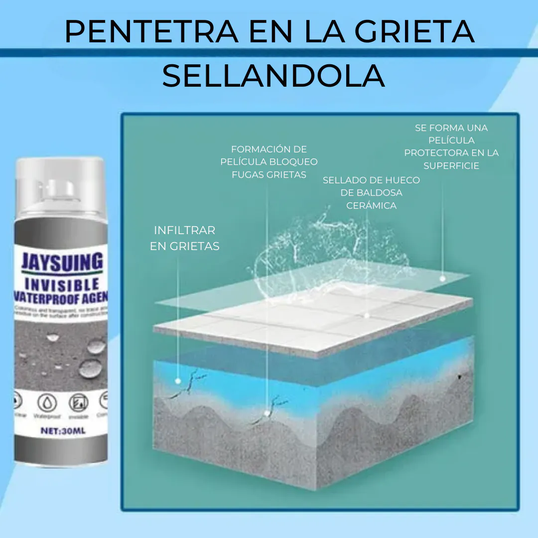 Sellador Impermeabilizante Invisible: Proteja su Hogar de Filtraciones - Sellador impermeabilizante invisible