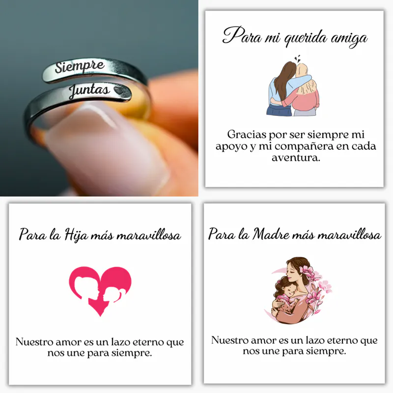 ANILLO SIEMPRE JUNTAS X2: Un Vínculo Eterno de Amor