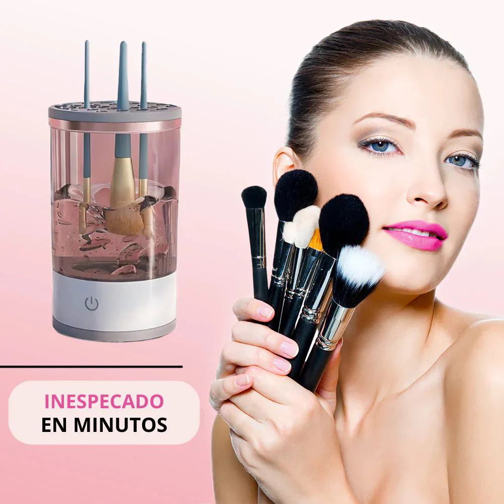 Limpiador De Brochas De Maquillaje Eléctrico: ¡Di Adiós a las Bacterias y Hola a un Maquillaje Impecable! - Limpiador De Brochas De Maquillaje