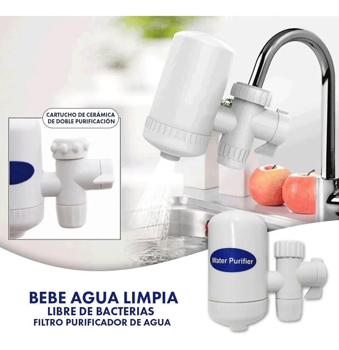 Filtro Purificador De Agua Para Llave: Agua Limpia y Saludable Para Tu Familia - Filtro Purificador De Agua Para Llave