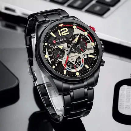 Reloj Curren 8355: Elegancia y Precisión en tu Muñeca - Reloj Curren 8355 Cronógr en acero inoxi