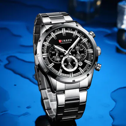Reloj Curren 8355: Elegancia y Precisión en tu Muñeca - Reloj Curren 8355 Cronógr en acero inoxi
