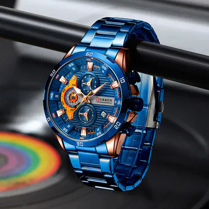 Reloj Curren 8355: Elegancia y Precisión en tu Muñeca - Reloj Curren 8355 Cronógr en acero inoxi