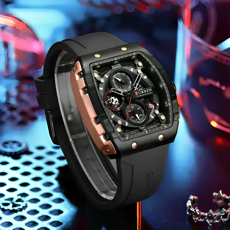 Reloj Curren 8442: Elegancia y Durabilidad en tu Muñeca - 8442 - RELOJ CURREN SILICONA