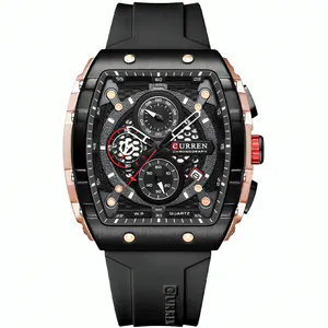 Reloj Curren 8442: Elegancia y Durabilidad en tu Muñeca - 8442 - RELOJ CURREN SILICONA