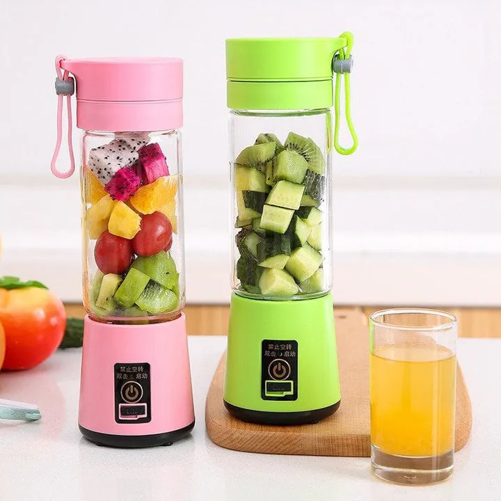 Licuadora Portátil Recargable: Disfruta de Jugos Frescos en Cualquier Lugar - Licuadora portatil recargable