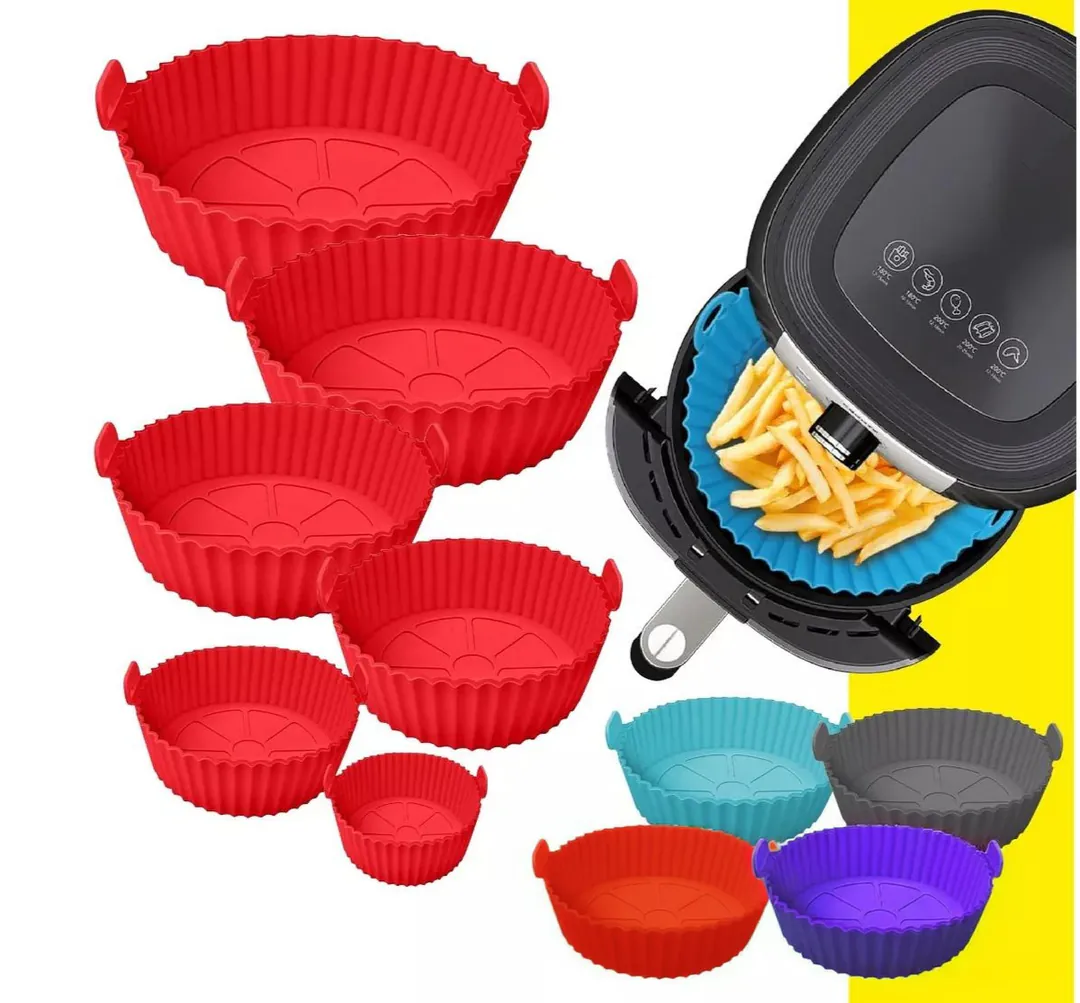Molde para Freidora de Aire X6: ¡Cocina Fácil y Saludable! - Molde Para Freidora Air Fryer X6