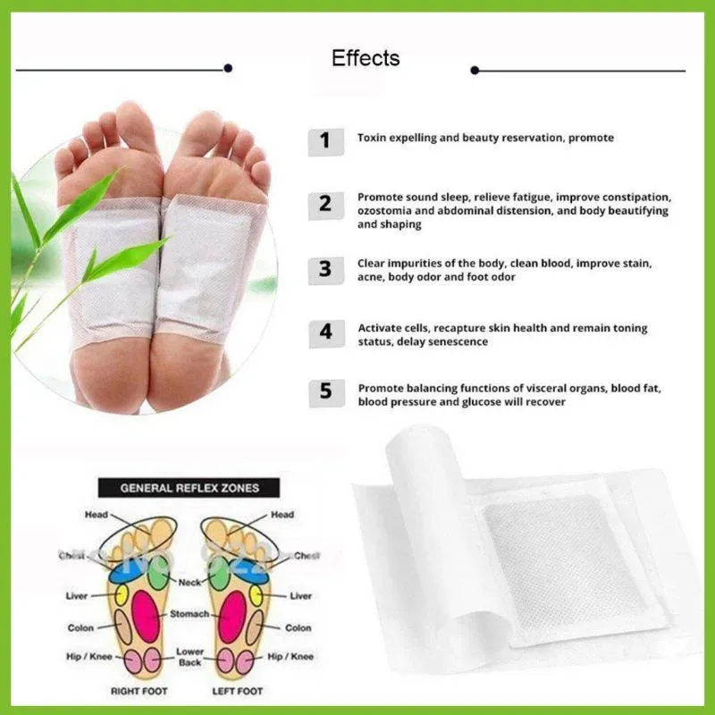 Parche Desintoxicante Kinoki™: ¡Despierta a tu cuerpo con una limpieza natural! - Parche desintoxicante kinoki x10und