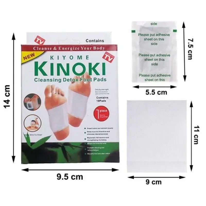 Parche Desintoxicante Kinoki™: ¡Despierta a tu cuerpo con una limpieza natural! - Parche desintoxicante kinoki x10und