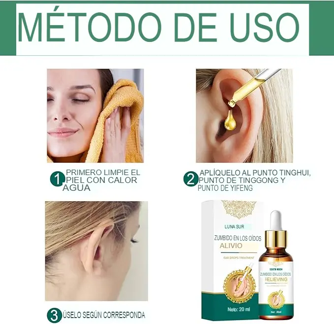 GOTAS PARA DOLOR DE OIDO Y TINNITUS: HEAR EASE - GOTAS PARA DOLOR DE OIDO Y TINNITUS