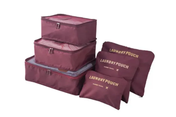 ORGANIZADOR DE ROPA PARA VIAJE X 6 UNI