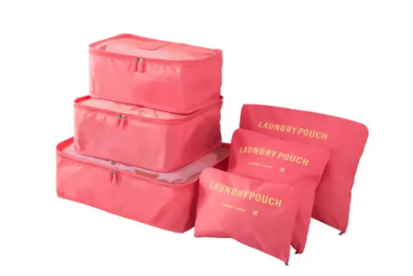 ORGANIZADOR DE ROPA PARA VIAJE X 6 UNI