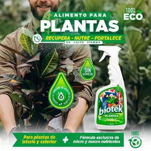 BIOTEK ALIMENTO PARA PLANTAS 500 ML: Revitaliza tus plantas de forma natural - BIOTEK ALIMENTO PARA PLANTAS 500 ML