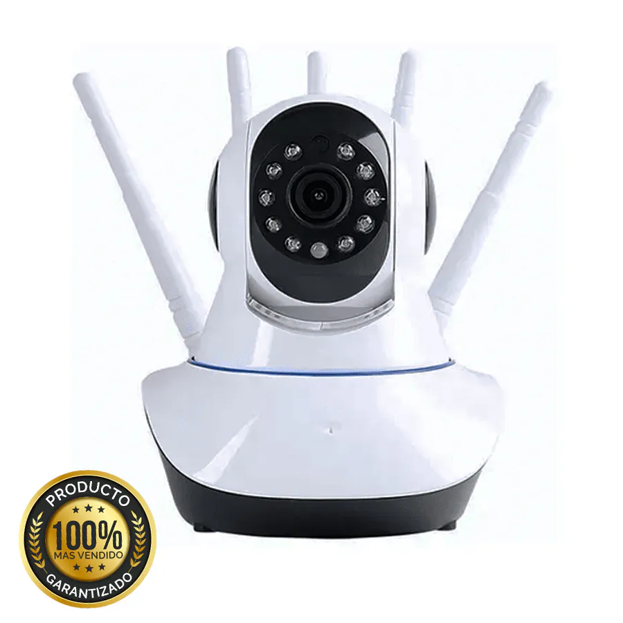 Cámara de Seguridad Inalámbrica con 3 Antenas WiFi - Camara 3 Antenas Wifi Inalambrica