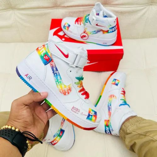Just doit BOTA nuevo: ¡Air Force 1 personalizadas con un toque arcoíris! 🌈 - Just doit BOTA new