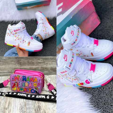 Just doit BOTA nuevo: ¡Air Force 1 personalizadas con un toque arcoíris! 🌈