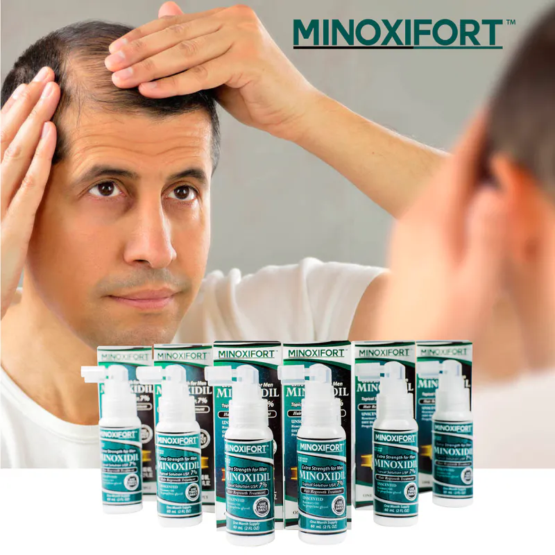 Tónico Minoxidil Hombre 7% Minoxifort: El Aliado Perfecto para un Cabello Más Fuerte y Abundante