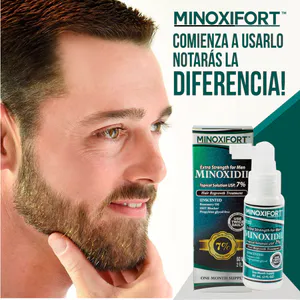 Tónico Minoxidil Hombre 7% Minoxifort: El Aliado Perfecto para un Cabello Más Fuerte y Abundante - Tónico Minoxidil Hombre 7% Minoxifort